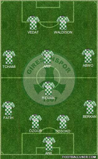 Giresunspor Formation 2015