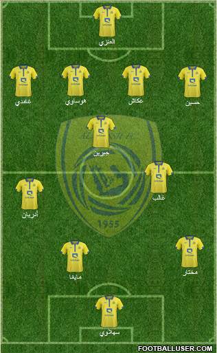 Al-Nassr (KSA) Formation 2015