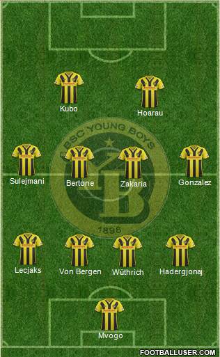 BSC Young Boys Formation 2015