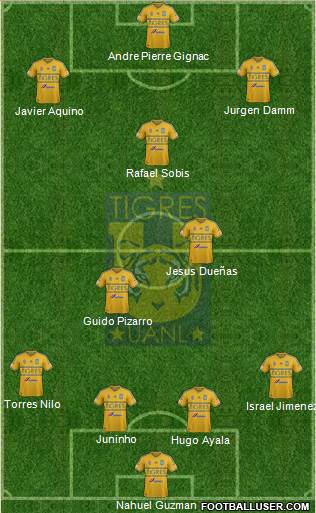 Club Universitario de Nuevo León Formation 2015