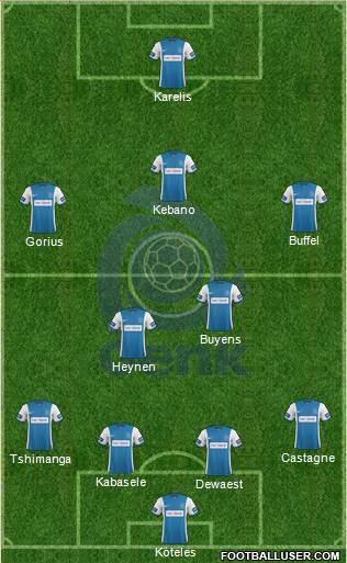 K Racing Club Genk Formation 2015