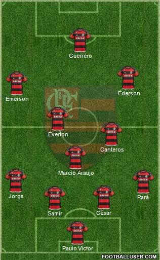 CR Flamengo Formation 2015