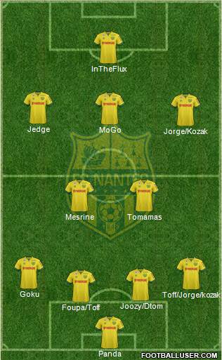FC Nantes Formation 2015
