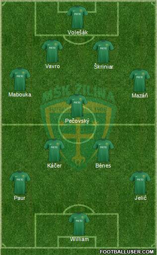 MSK Zilina Formation 2015