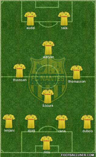 FC Nantes Formation 2015