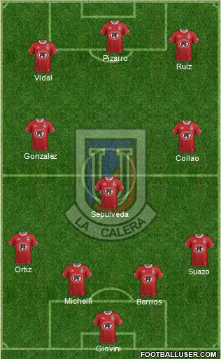 CD Unión La Calera S.A.D.P. Formation 2015