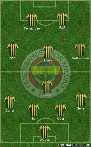 Fenerbahçe SK Formation 2015