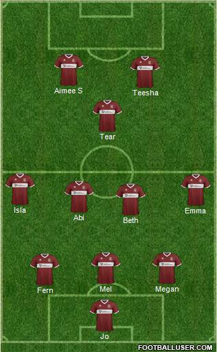 Northampton Town Formation 2015