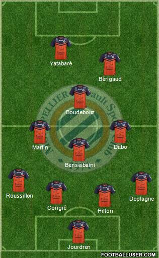 Montpellier Hérault Sport Club Formation 2015
