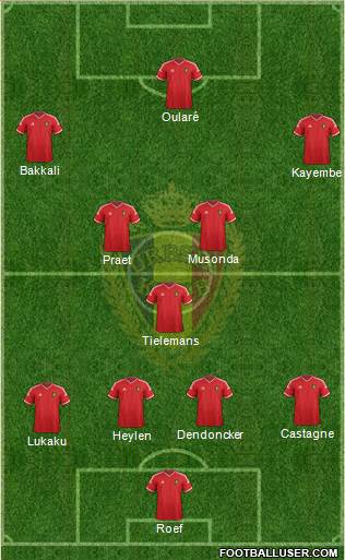 Belgium Formation 2015