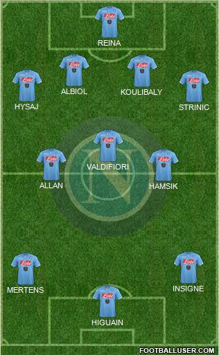 Napoli Formation 2015