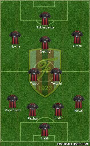KS Flamurtari Vlorë Formation 2015