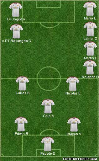 Manchester United Formation 2015