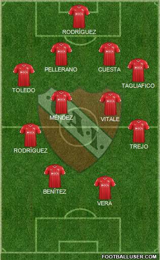 Independiente Formation 2015