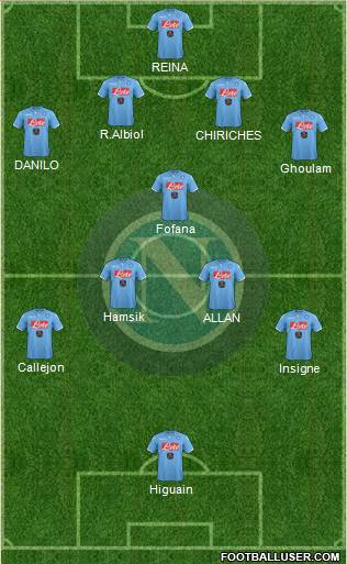 Napoli Formation 2015