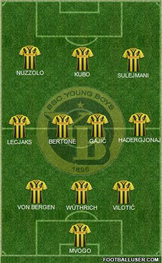 BSC Young Boys Formation 2015