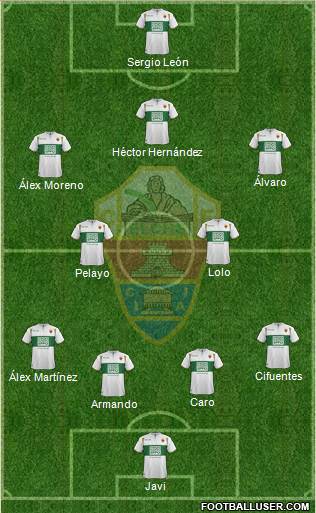 Elche C.F., S.A.D. Formation 2015