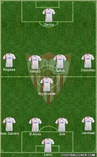 Sevilla F.C., S.A.D. Formation 2015