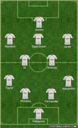 Swansea City Formation 2015
