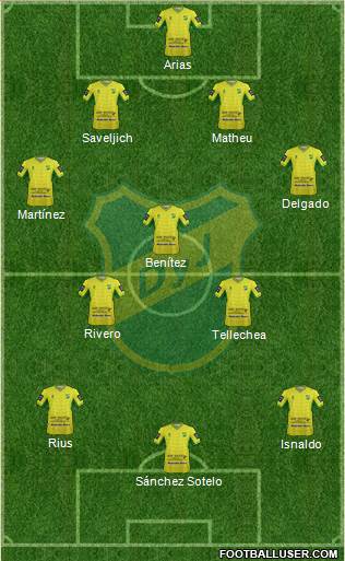 Defensa y Justicia Formation 2015