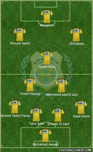 Ismaily Sporting Club Formation 2015