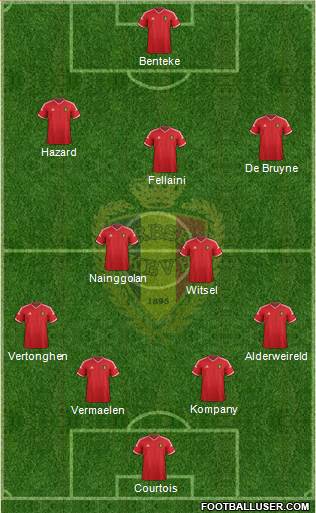 Belgium Formation 2015