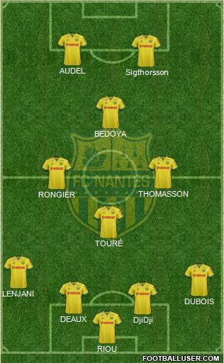 FC Nantes Formation 2015
