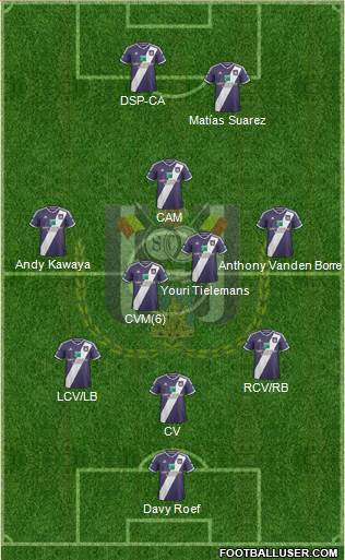 RSC Anderlecht Formation 2015