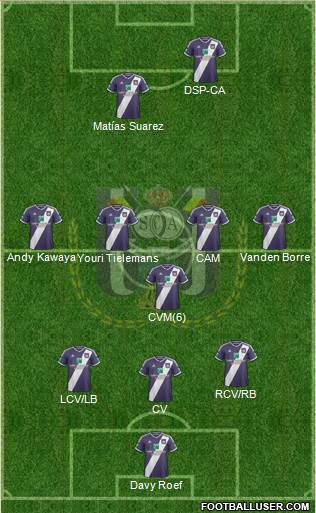 RSC Anderlecht Formation 2015