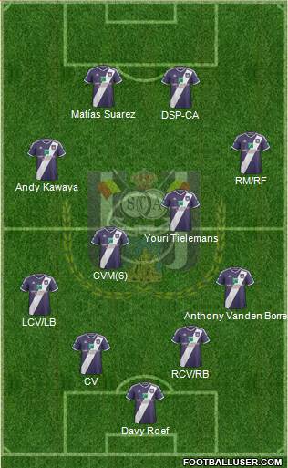 RSC Anderlecht Formation 2015