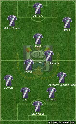 RSC Anderlecht Formation 2015
