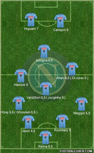 Napoli Formation 2015