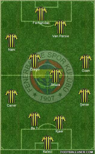 Fenerbahçe SK Formation 2015