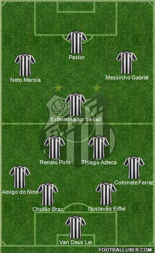 Santos FC Formation 2015