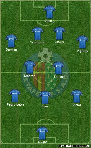 Getafe C.F., S.A.D. Formation 2015