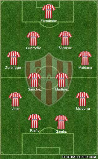 Unión de Santa Fe Formation 2015