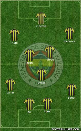 Fenerbahçe SK Formation 2015
