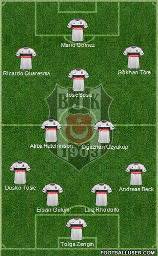 Besiktas JK Formation 2015