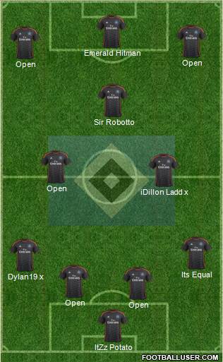 Hamburger SV Formation 2015
