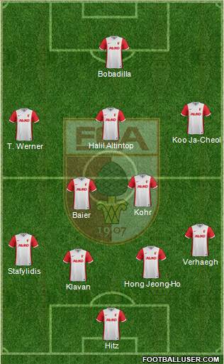 FC Augsburg Formation 2015