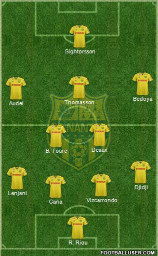 FC Nantes Formation 2015