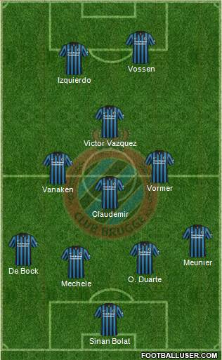 Club Brugge KV Formation 2015