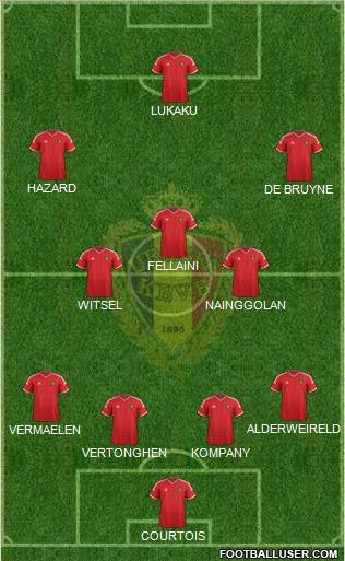 Belgium Formation 2015