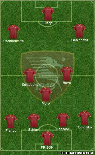 Salernitana Formation 2015