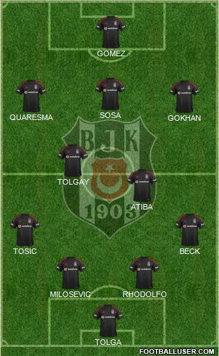 Besiktas JK Formation 2015