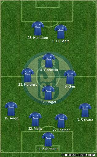 FC Schalke 04 Formation 2015