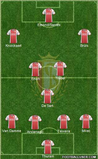 R Standard de Liège Formation 2015