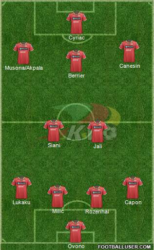 KV Oostende Formation 2015