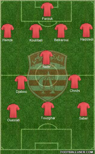 Club Africain Tunis Formation 2015