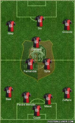 Stade Rennais Football Club Formation 2015